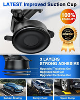 2025 Military-Grade Car Phone Holder 110LBS Suction Mount